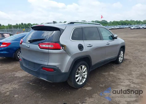 2016 Jeep Cherokee Limited из США, поврежденный, VIN 1C4PJLDB7GW164619